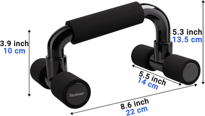 Push up Bars Gym Exercise Equipment Fitness 1 Pair Pushup Handles with Cushioned Foam Grip and Non-Slip Sturdy Structure Push up Bars for Men & Women