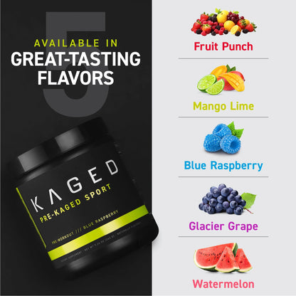 Pre- Sport Pre-Workout: Energy, Focus, Hydration, Endurance