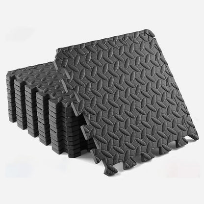 Jigsaw Exercise Mat ½ Inch with EVA Foam Interlocking Tiles,For Mixed Martial Arts, Exercise, Gymnastics and Home Gym Protection,Training Mats,Home Gym Mats,Floor Liners, Fitness Accessories, Sport Gym Accessories