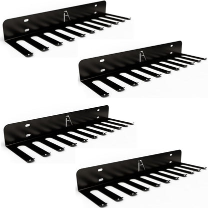 ) Gym Storage Hanger/Heavy Duty Multi-Purpose Gym Rack for Lifting Belts, Chains, Exercise Bands, Jump Ropes (Mounting Hardware Included)