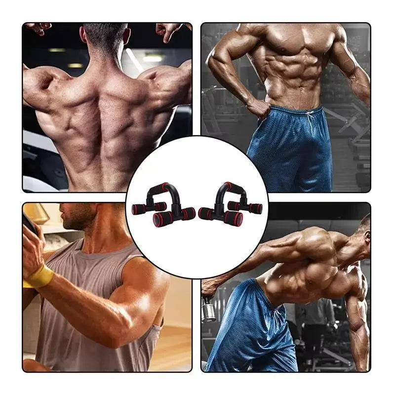 Portable Push-Up Handles - Non-Slip Bars for Chest, Arm and Core Exercise Tools - Home Gym Essentials, Fitness Enthusiast Essentials, Exercise Equipment, Push-Ups, Gym Supplies Push up Stand Push Board