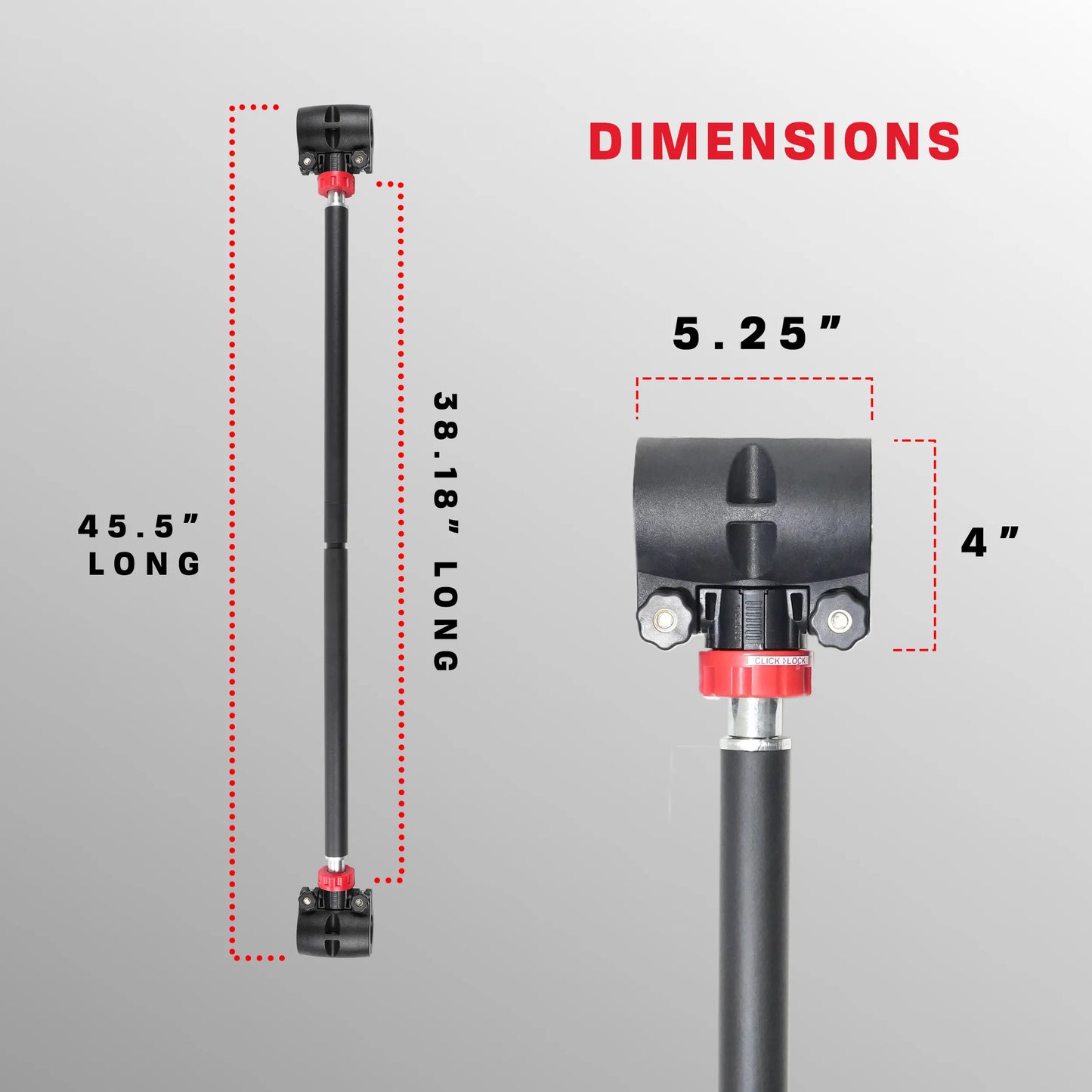 PRCTZ Modular Training Barbell and Curl Bar Combo, Adjustable Dumbbell to Barbell Weight Bar ,Curl Bar, and Macebell Converter, Built-In Resistance Tube Adapter, up to 200 Lb. Capacity
