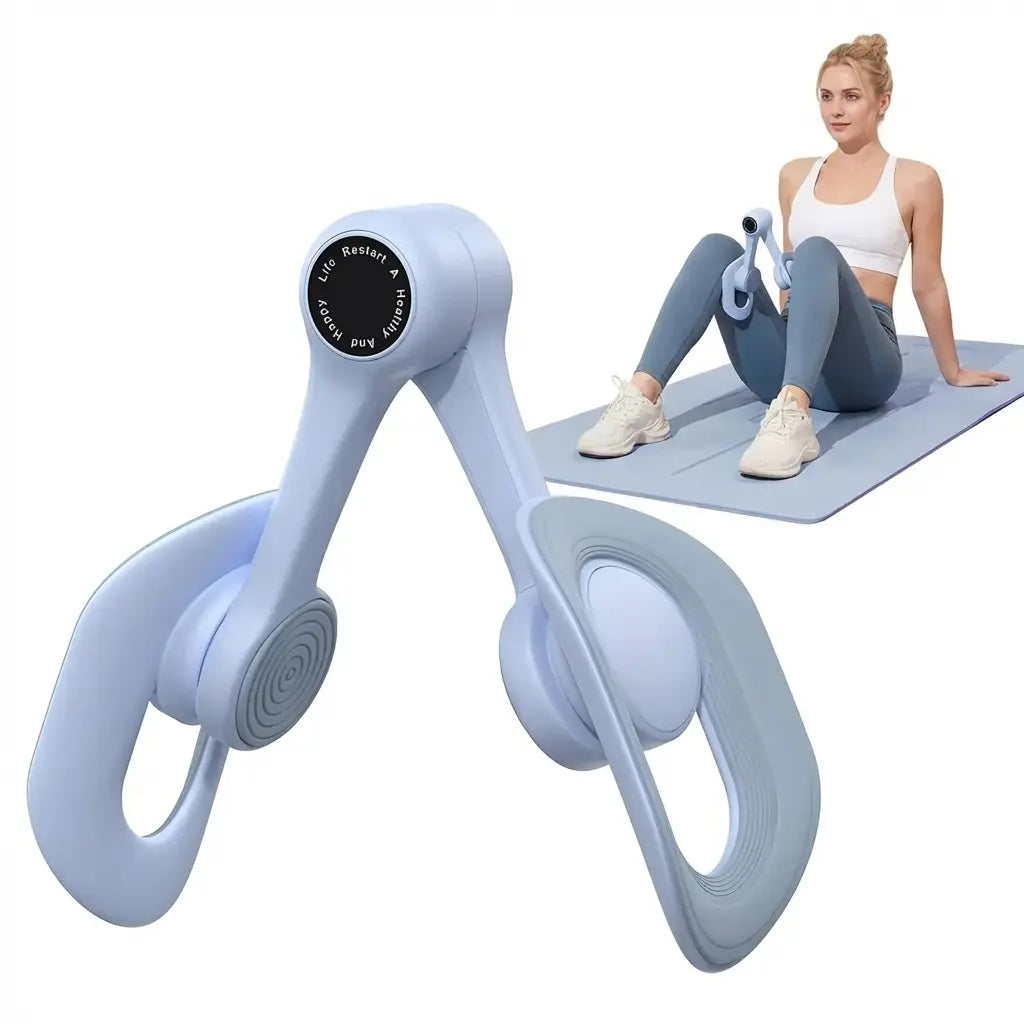 Home Fitness Trainer, Inner Thigh Toner & Leg Exerciser, Glute Trainer, Pelvic Floor Muscle Recovery for Women, Home Workout, Portable Fitness Equipment, Strength Training Accessories for Men & Women Silicone Strengthening Leg Extension Machine Shaping