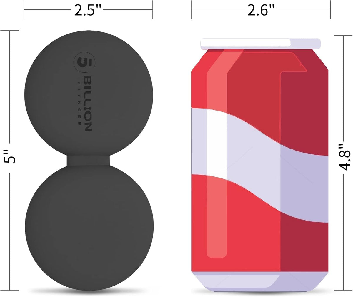 5BILLION Push up Bars & Peanut Massage Ball