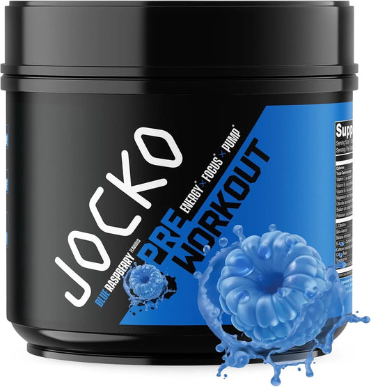 Ultimate Pre Workout Powder - Pre-Workout Energy Powder Drink (Blue Raspberry)