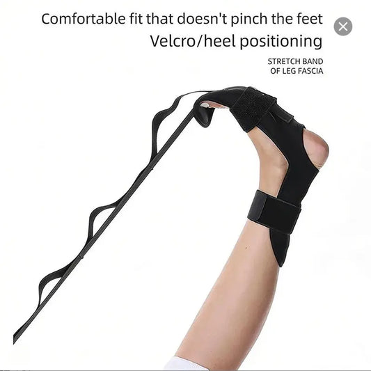 Adjustable Ankle Elastic Band - Lower Body Exercise Trainer, Stretching Tool, Portable Stretch Band for Leg Strength & Flexibility Training, Yoga Equipment