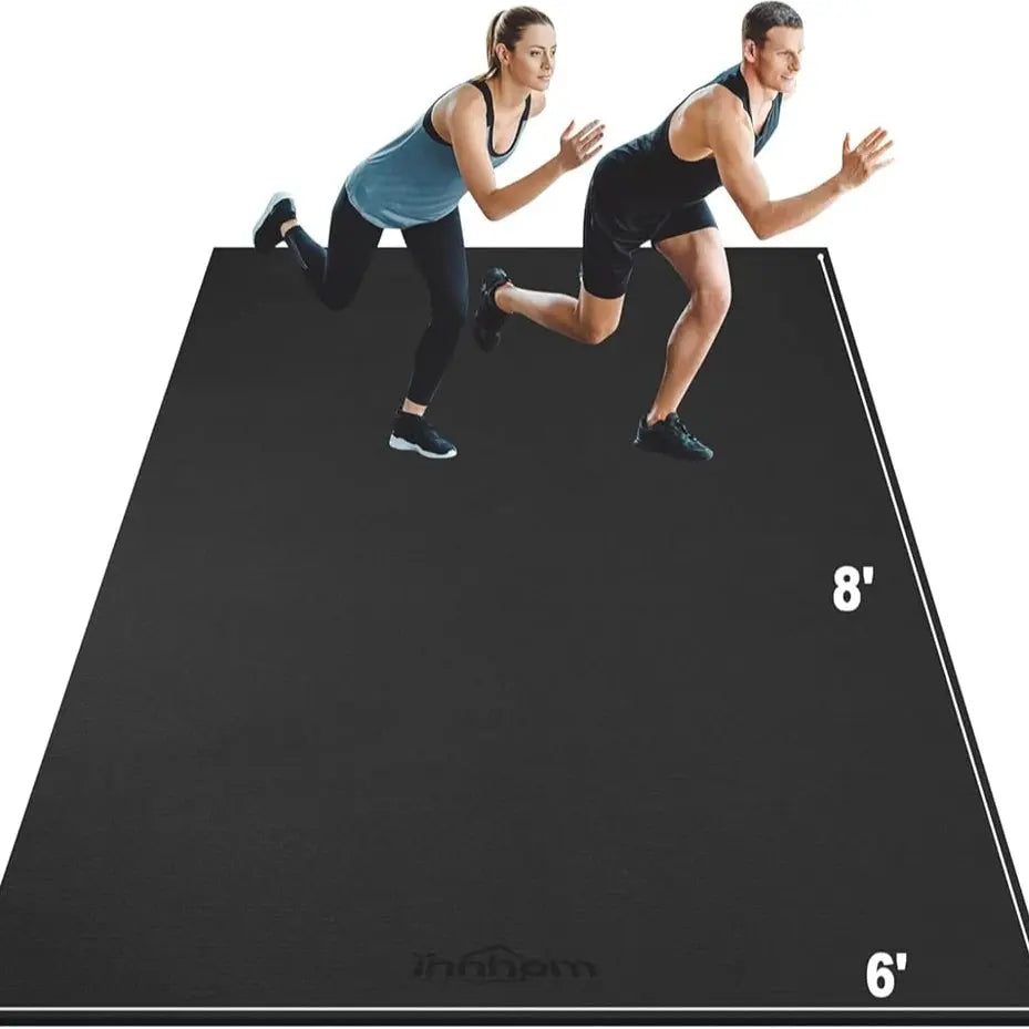 Large Anti-Slip Floor Protection Mat,Fitness Equipment Fitness Sports Mat, Floor Mat, Fitness Mat Non-Slip Highly Durable Underlay Mat Protective Mat for Treadmills
