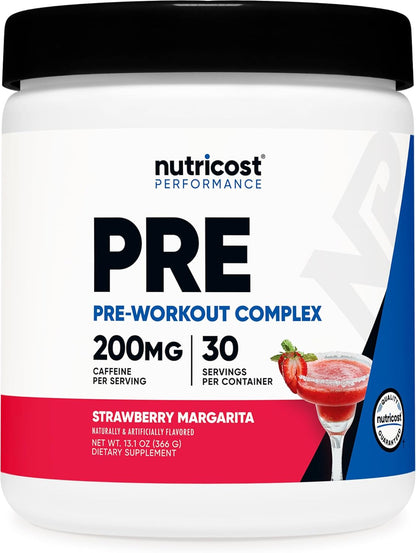 Pre-Workout Complex Powder (Blue Raspberry) 60 Servings | Pre-Workout Supplement with Beta-Alanine, Taurine and Amino Acids