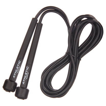 Weighted Jump Rope, Adjustable up to 9 Ft, Black