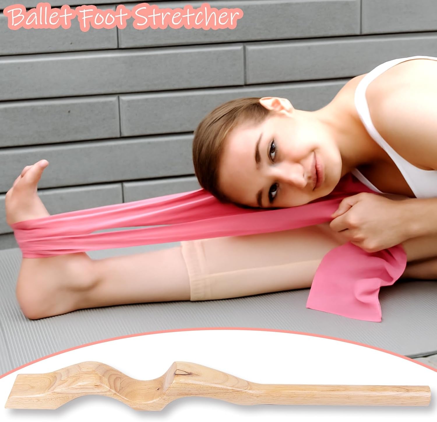 Professional Wooden Ballet Foot Stretcher Set - Arch Enhancer and Toe Strengthener for Ballet Dancers, Gymnasts, Yoga Practitioners with Portable Bag- Ideal Dance Accessories Gift