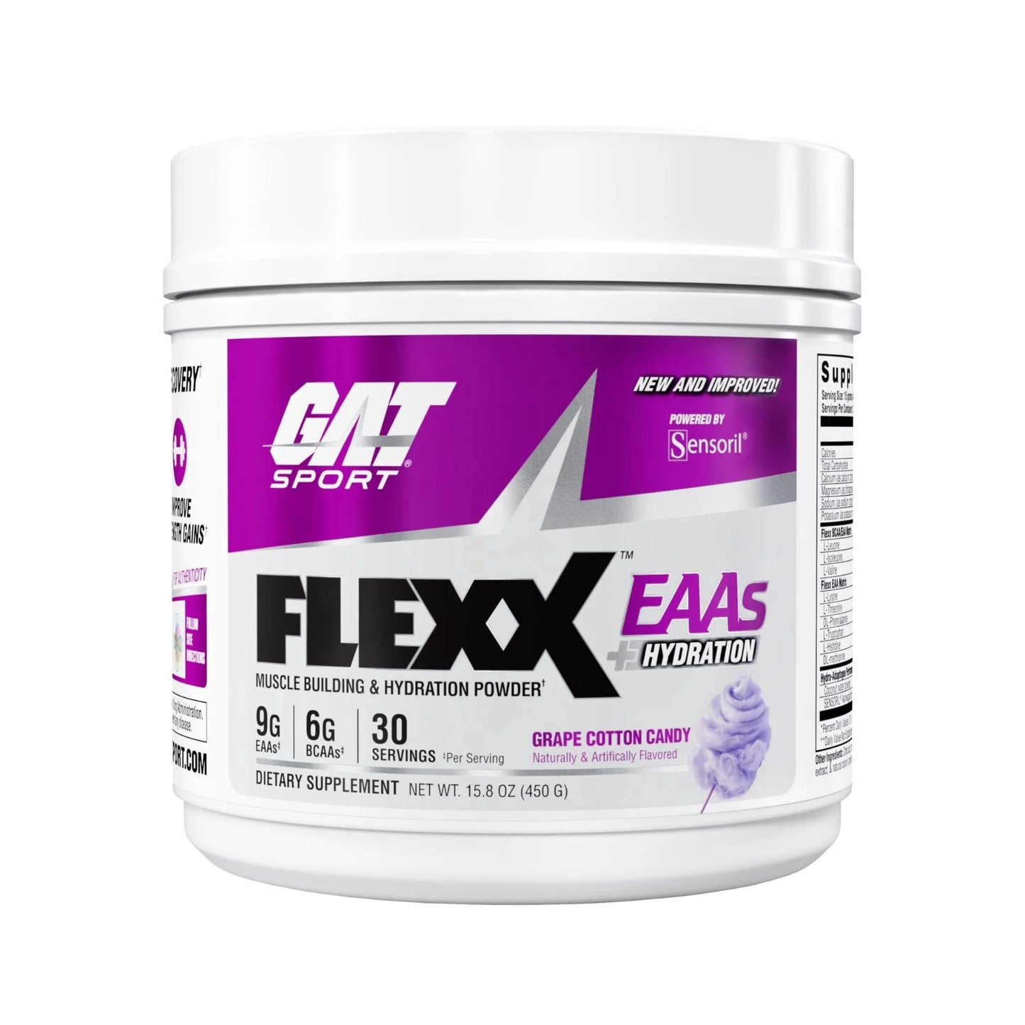 FLEXX Eaas + Hydration, Lemon Lime, 16.2 Oz (30 Servings)