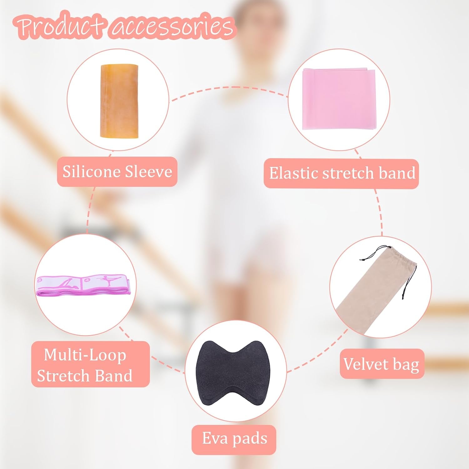 Professional Wooden Ballet Foot Stretcher Set - Arch Enhancer and Toe Strengthener for Ballet Dancers, Gymnasts, Yoga Practitioners with Portable Bag- Ideal Dance Accessories Gift