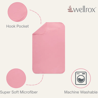 Wellrox Ultra-Absorbent Microfiber Yoga Hand Towel - Premium Yoga Fitness Equipment, Keeps You Dry during Intense Sessions (26.5"X16"), Intense Yoga Sessions