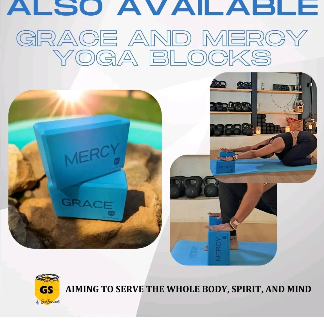 Godservant Inspirational Victory Yoga Mat for Fitness and Meditations- Perfect for a Relaxing Yoga Experience