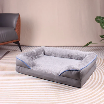 Extra Large Orthopedic Dog Sofa Bed | Washable & Foam