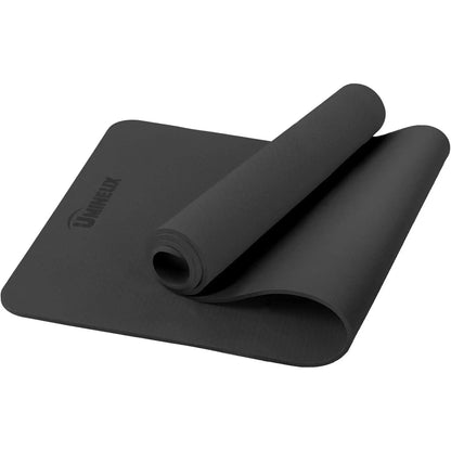 Yoga Mat Non Slip, Pilates Fitness Mats, , Anti- 1/4" Thick Yoga Mats for Women, Exercise Mats for Home Workout with Carrying Sling and Storage Bag