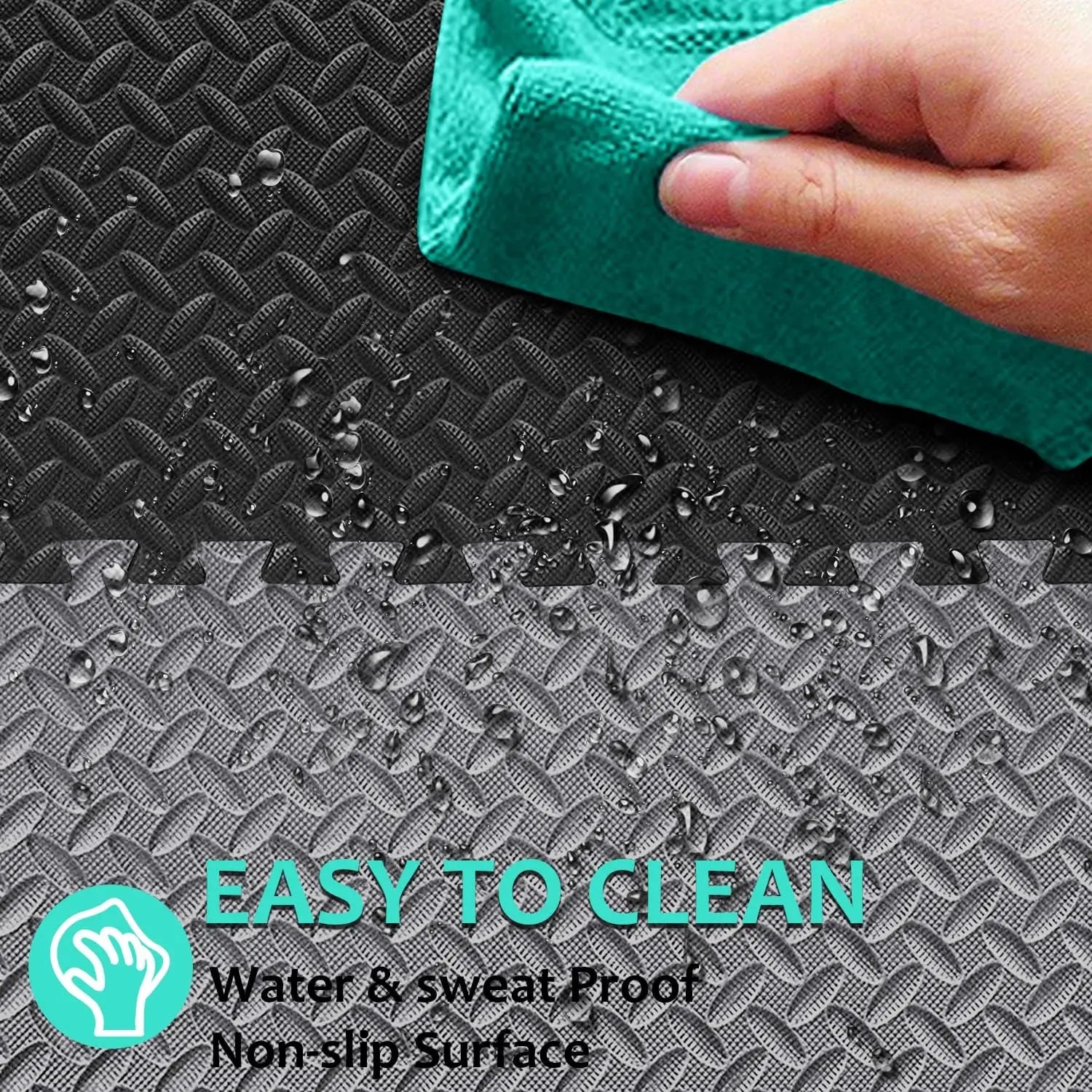 Jigsaw Exercise Mat ½ Inch with EVA Foam Interlocking Tiles,For Mixed Martial Arts, Exercise, Gymnastics and Home Gym Protection,Training Mats,Home Gym Mats,Floor Liners, Fitness Accessories, Sport Gym Accessories