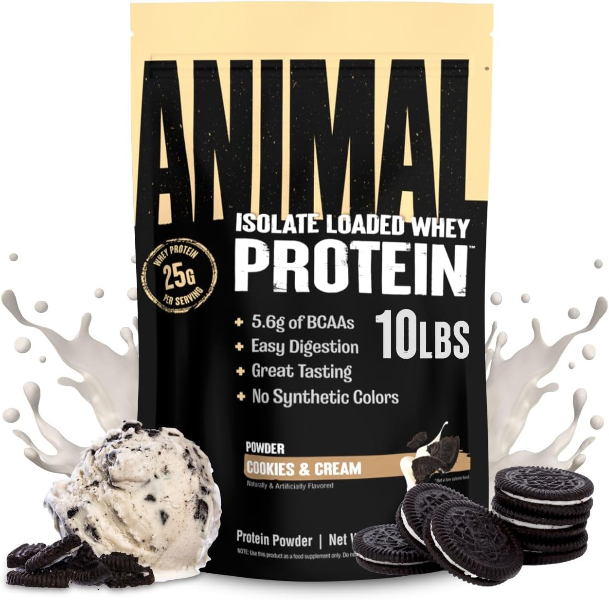 Whey Isolate Protein Powder, 25G High Protein | Vanilla 10LB
