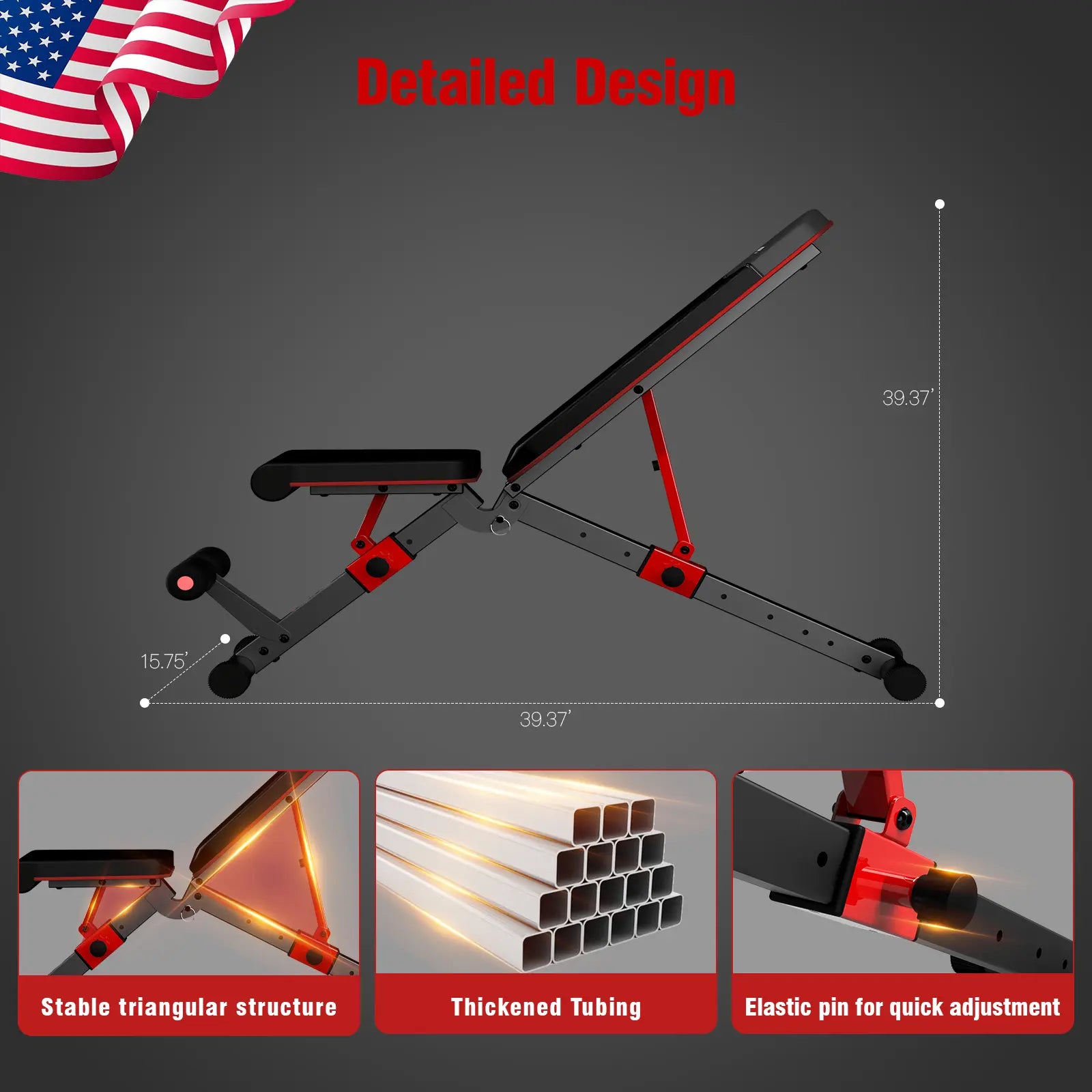 HARISON Heavy Duty Adjustable Weight Bench with Leg Extension & Preacher Pad, Full Body Strength Training Equipment for Home Gym Press Chest Machine Gym Reaper Max Bench Adjustable Foldable Weight Bench