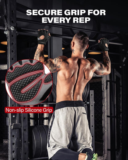 Gym Gloves for Men and Women, Workout Gloves with Enhanced Grip
