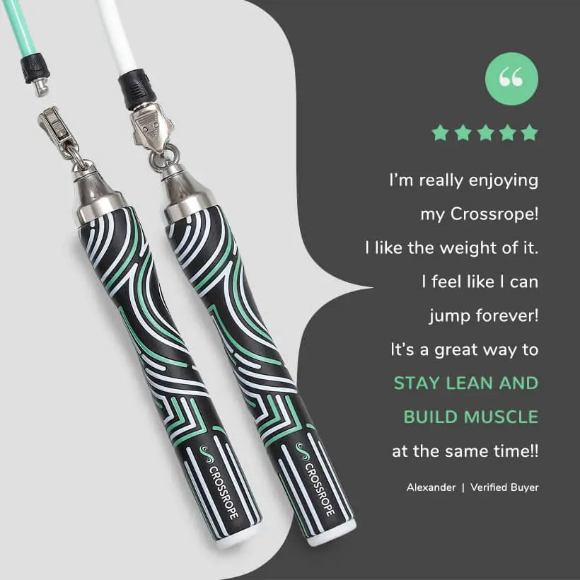 Get Lean Skipping Rope Set - Fitness Equipment for Intense Cardio, Home Workout, Jump Rope Fitness, Sporty Use