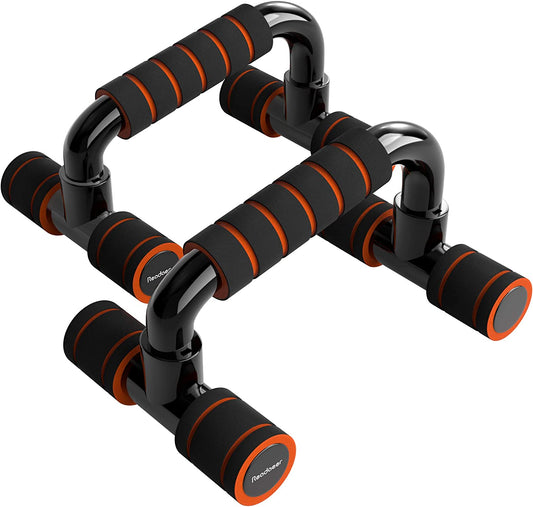 Push up Bars Gym Exercise Equipment Fitness 1 Pair Pushup Handles with Cushioned Foam Grip and Non-Slip Sturdy Structure Push up Bars for Men & Women