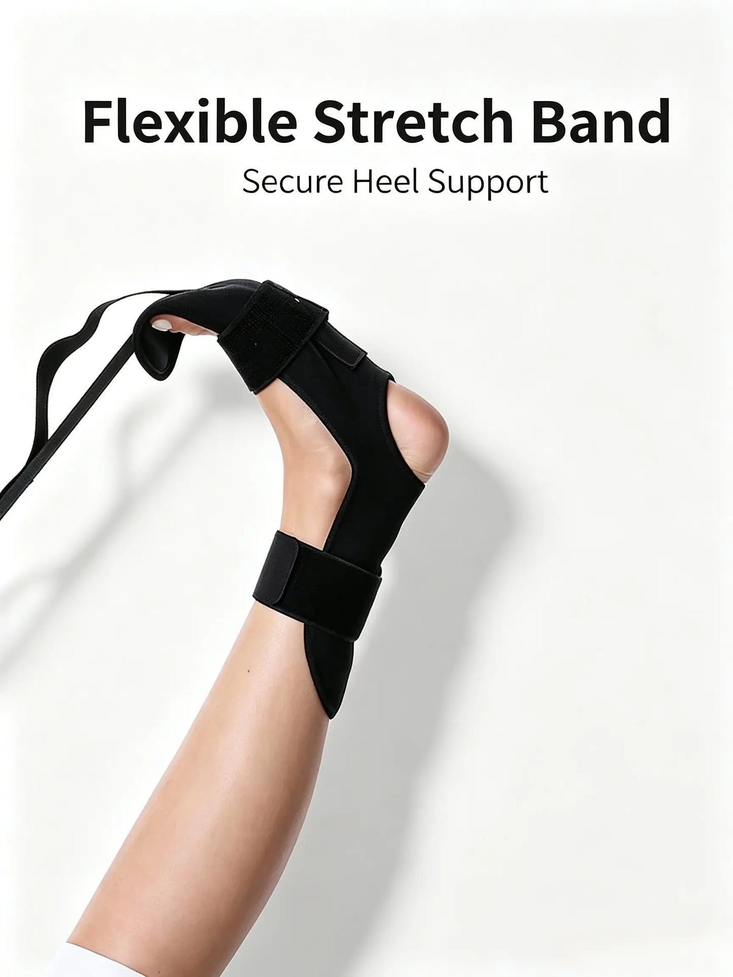 Adjustable Ankle Elastic Band - Lower Body Exercise Trainer, Stretching Tool, Portable Stretch Band for Leg Strength & Flexibility Training, Yoga Equipment