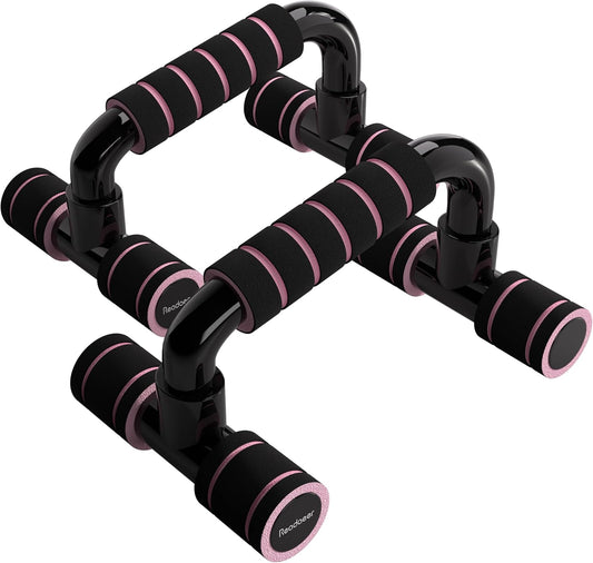 Push up Bars Gym Exercise Equipment Fitness 1 Pair Pushup Handles with Cushioned Foam Grip and Non-Slip Sturdy Structure Push up Bars for Men & Women