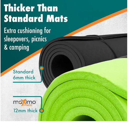 Maximo Yoga Fitness Mat Extra Thick Multipurpose Workout Mat (Meas: 72 X 24)