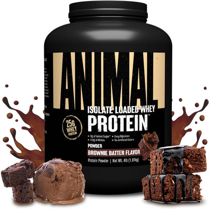 Whey Isolate Protein Powder, 25G High Protein | Chocolate 10LB | Great Tasting Blend for Pre & Post Workout | Digestive Enzymes & 5.6G Bcaas | Build Strength, Lean Muscle & Recover Faster