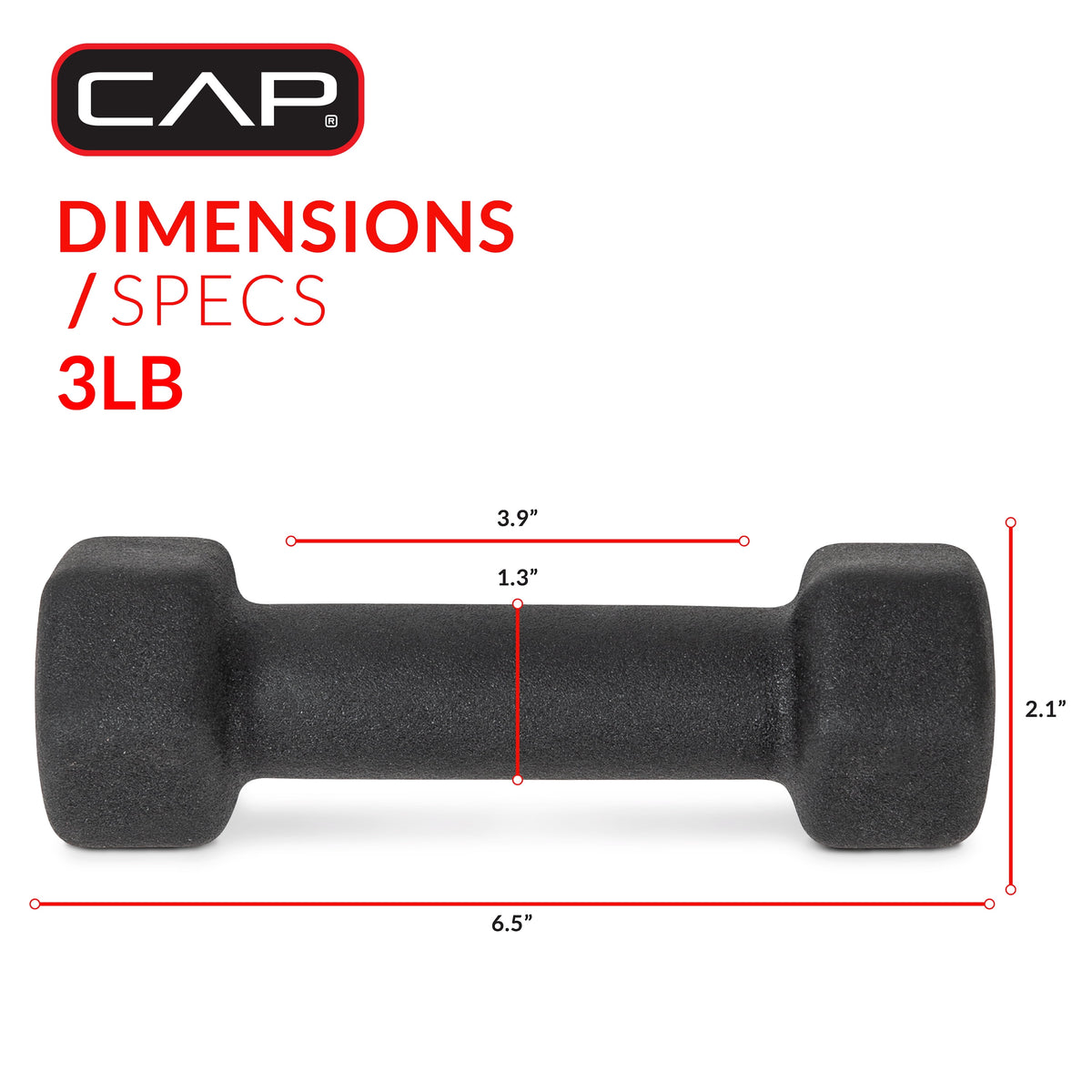 Barbell 32 Lb Neoprene Dumbbell Set with Rack, Black