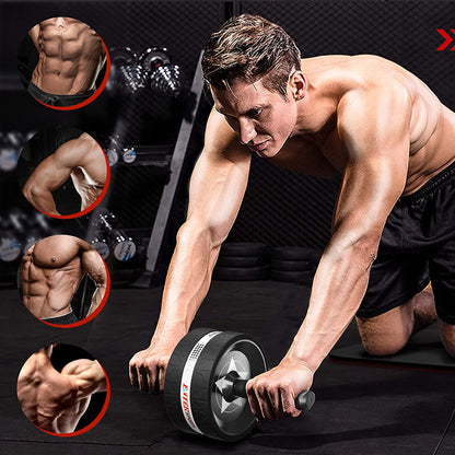 Ab Roller Wheel for Abs Workout with 2 Knee Pads for Home Gym