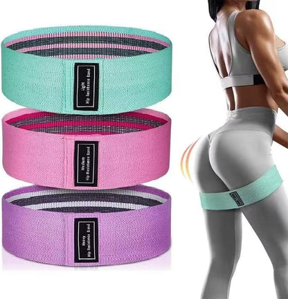 Resistance Bands for Working Out, Fabric Exercise Bands for Legs and Butt, Workout Bands for Women and Men for Yoga Starter Set