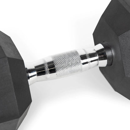 (2 Pack) CAP Barbell, 20Lb Rubber Hex Dumbbell, Single