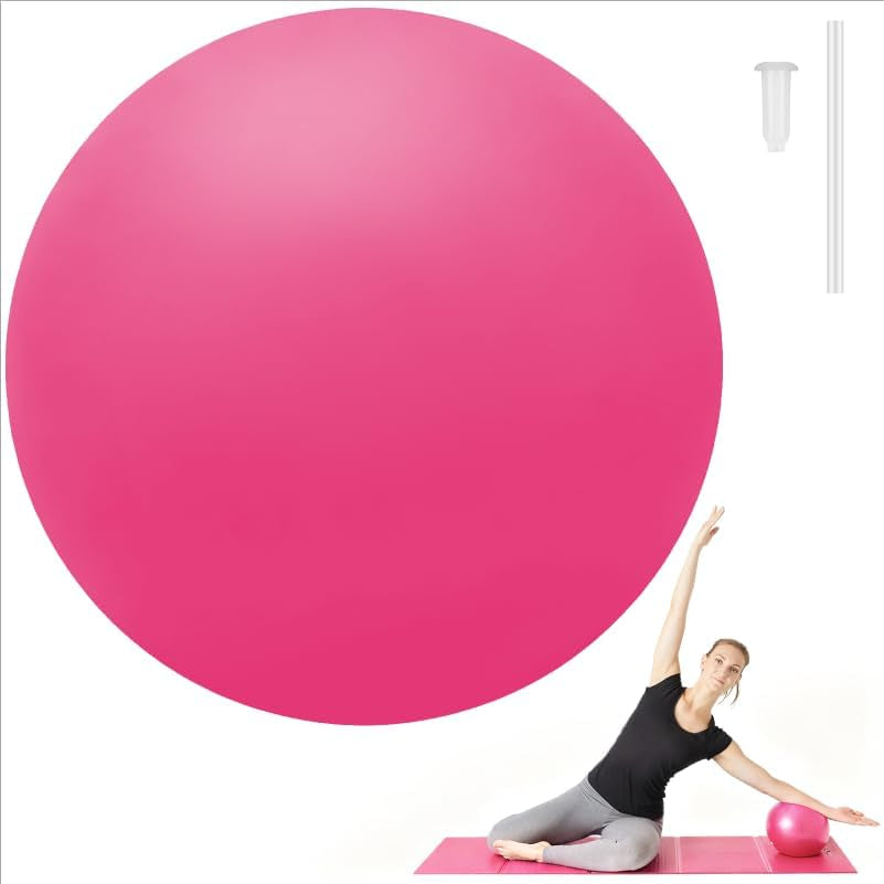 Small Pilates Ball 9 Inch Small Exercise Ball Mini Workout Yoga Balls for Gym Yoga, Core Training, Fitness, Workout, Stability, Improves Balance