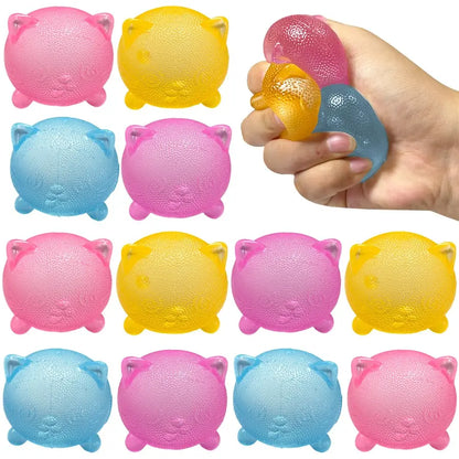 Cool Cat Sensory Squeeze Toy, Soft Candy Cat Mini Stress Ball, Relaxing Party Gift, Birthday Present, Stress Relief Toy, Gift Bag Filler, Stress Relief Squishy, Squishable Sensory Play, Squishy Sensory Fidgets