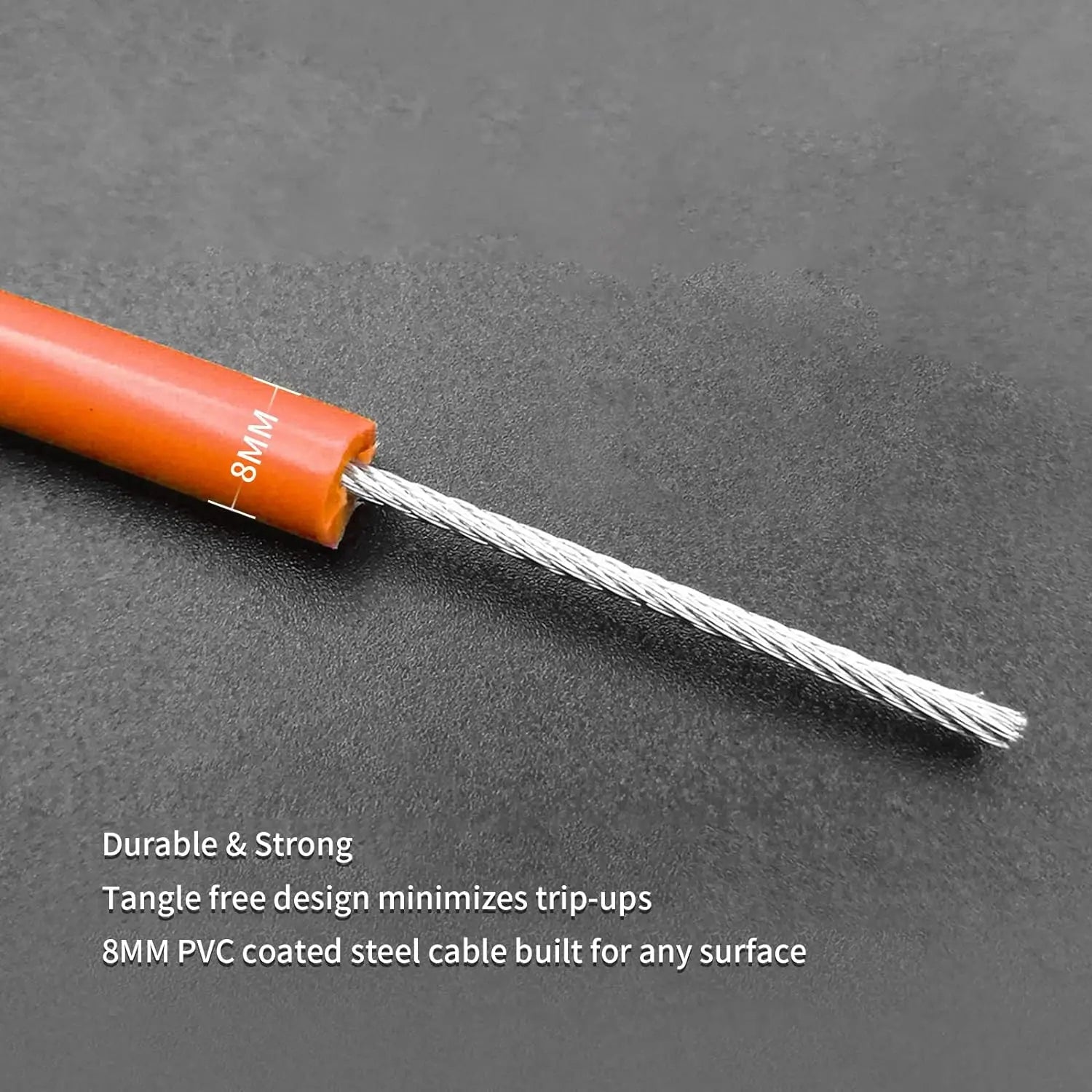 Hererope Weighted Jump Rope for Fitness Durable 8MM Cable 1/2Lb Heavy Jump Rope, Ergonomic Grip, Ball Bearing, Adjustable Jump Rope Weighted for Men Women, Crossfit, Muay Thai, MMA, High-Intensity Training