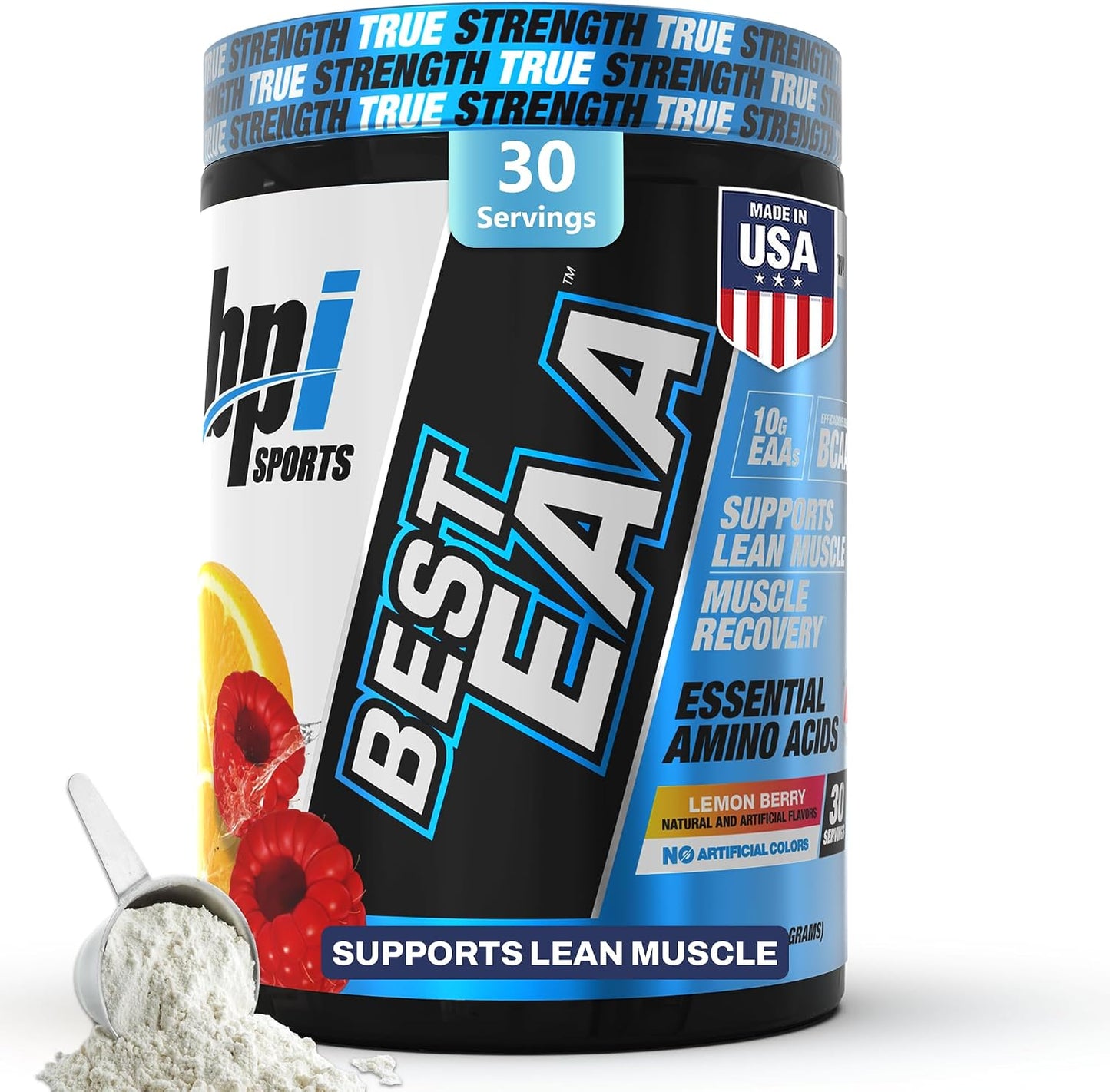 Essential Amino Acids EAA Powder - Pre, Intra & Post Workout Drink - BCAA Powder for Men & Women, EAA + BCAA + Hydration. Advanced Formula with 10G of EAA. (Sour Power)