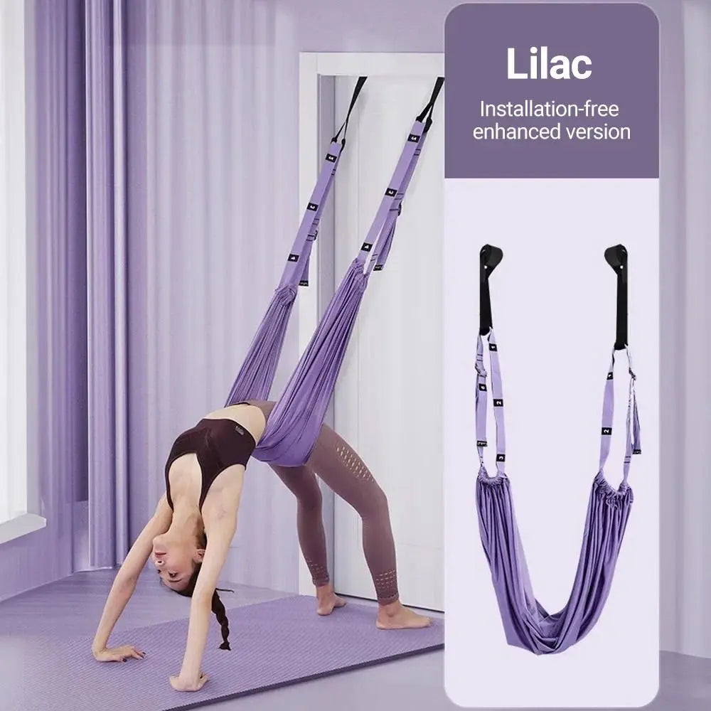 Ladies Aerial Yoga Stretch Band - Heavy Duty Resistance Band for Waist, Back and Leg Training, Pilates and Fitness Workouts Yoga Equipment Premium Elastic Band