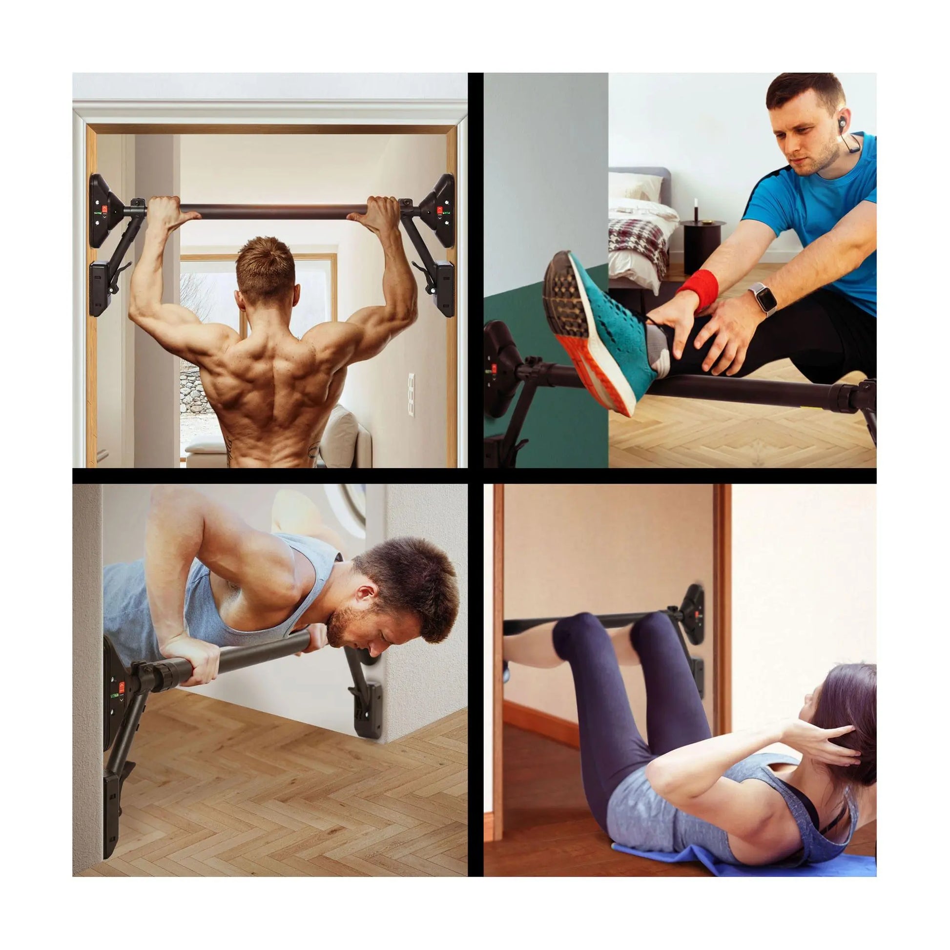 E-Jet Sport Pull up Bar with Dual Security Locking