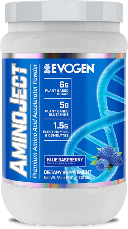 Aminoject Recovery Formula | Watermelon | 30 Servings | 6G Fermented Plant-Based Bcaas, 5G Glutamine, Electrolytes, Betaine and L-Citrulline for Hydration and Endurance