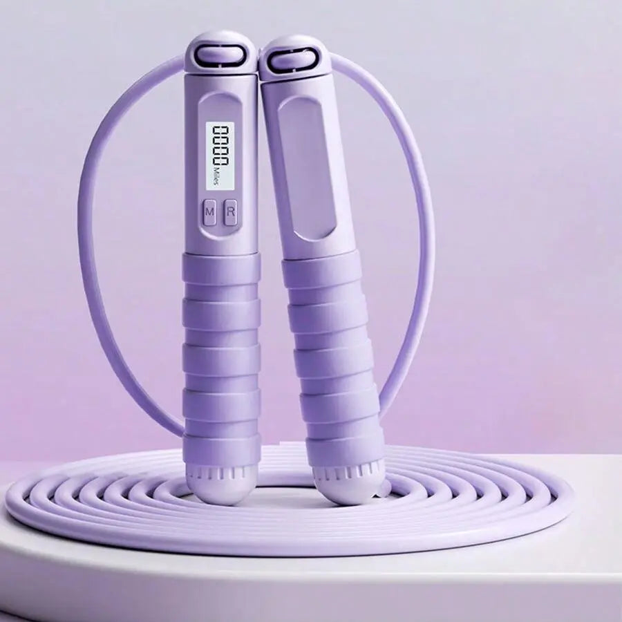 Professional Skipping Rope, Smart Counting Jump Rope, Weight Bearing Skipping Rope, Cordless Jump Rope, Fitness Equipment for Home Gym Workout, Exercise Equipment, Jump Ropes for Fitness