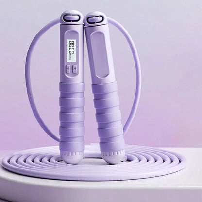 Professional Skipping Rope, Smart Counting Jump Rope, Weight Bearing Skipping Rope, Cordless Jump Rope, Fitness Equipment for Home Gym Workout, Exercise Equipment, Jump Ropes for Fitness