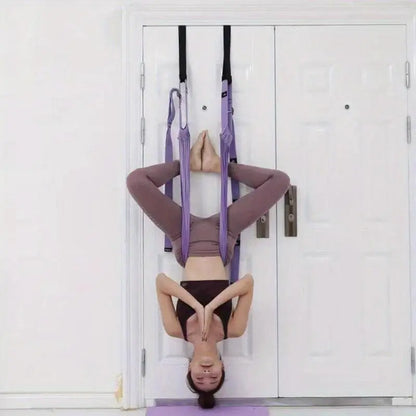 Aerial Yoga Swing, 1 Count Adjustable Aerial Yoga Strap, Yoga & Pilates Equipment for Home Gym, Fitness Equipment for Women & Men, Yoga Band, Exercise Band, Workout Bands