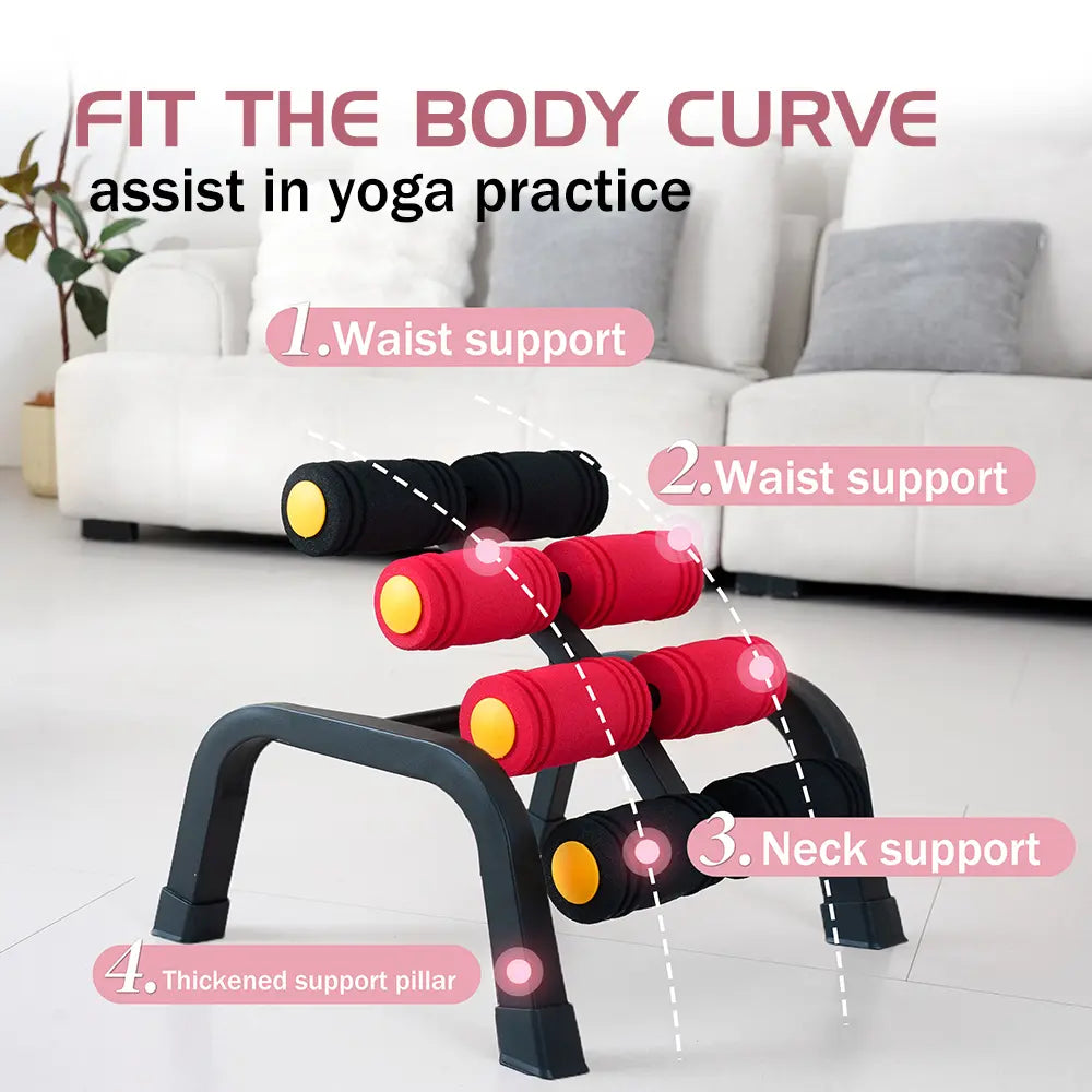 Magic BB Mini Inversion Table,Back Trainers,Glutes Trainer Machine, Waist & Back Exercise Machine for Lower Back, Strength Training Inversion Machine for Relaxation Foam Rollers