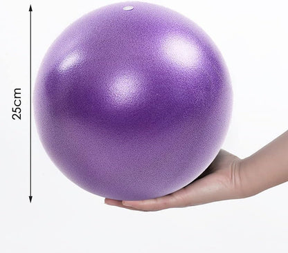 Small Pilates Ball 9 Inch Small Exercise Ball Mini Workout Yoga Balls for Gym Yoga, Core Training, Fitness, Workout, Stability, Improves Balance