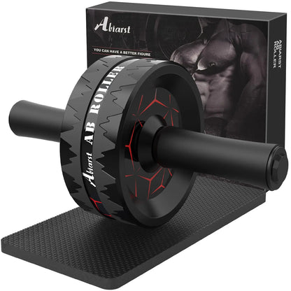 Ab Roller Wheel | Core Strength & Ab Training Equipment with Knee Pad