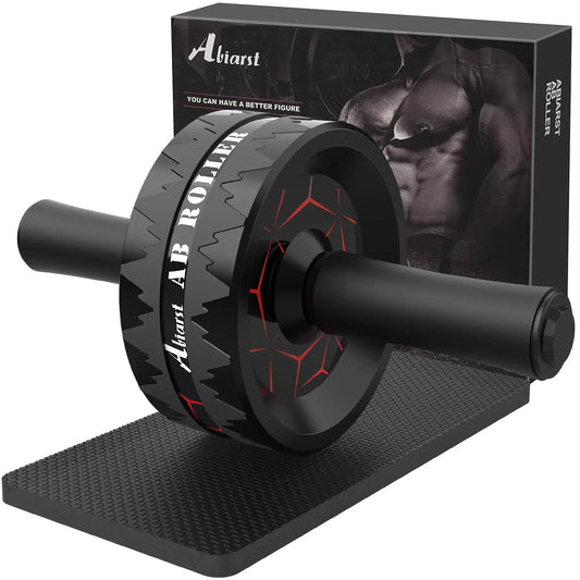 Ab Roller Wheel | Core Strength & Ab Training Equipment with Knee Pad