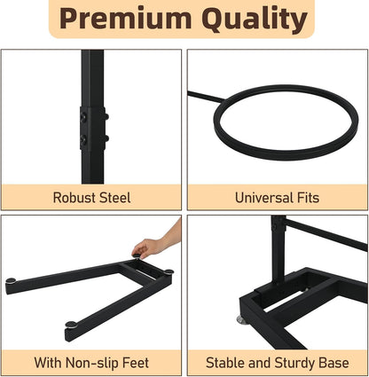 3 Tier Yoga Ball Holder Exercise Ball Stand | Vertical Stability Ball Rack Storage Tower Yoga Accessories Stand Workout Equipment for Home & Commercial Gym Organizer