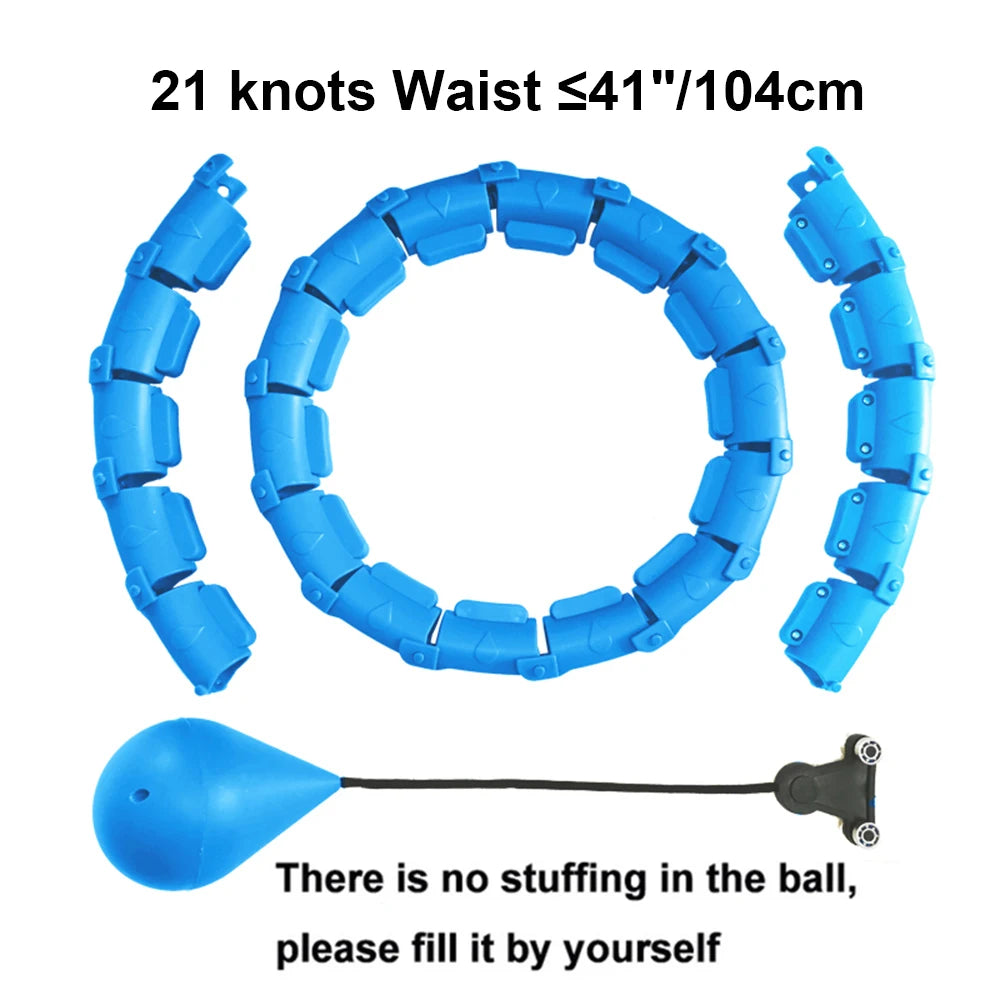 21/24/27/30 Knots Sport Fitness Hoops Abdominal Thin Waist Exercise Massage Hoop Fitness Equipment Gym Home Training Weight Loss